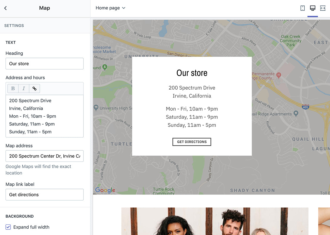 District Store Location Map